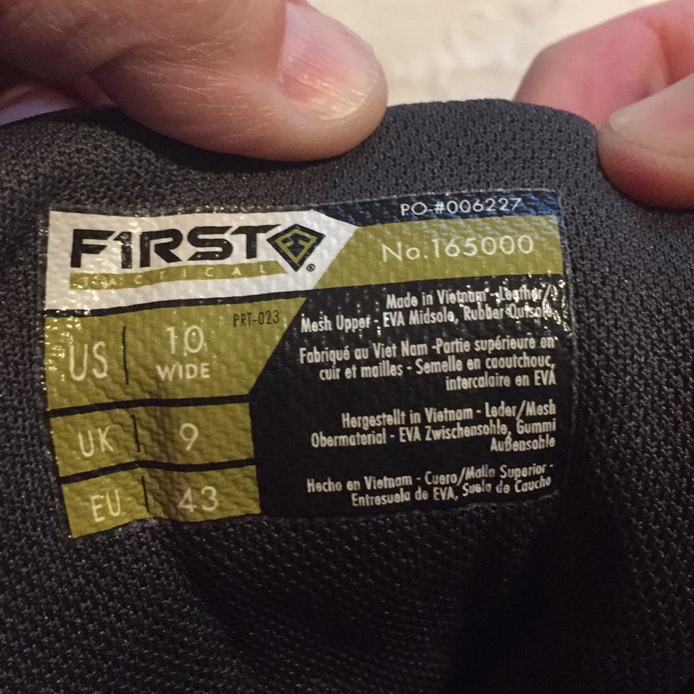 Like New First Tactical Boot - image 5